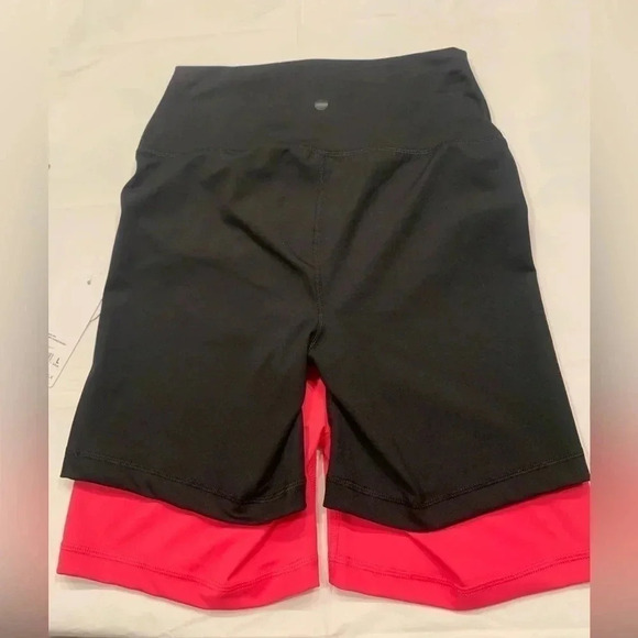 Yogalicious LUX HI RISE ELASTIC FREE WAISTBAND 7 INSEAM 2 pack Size L - Picture 5 of 6